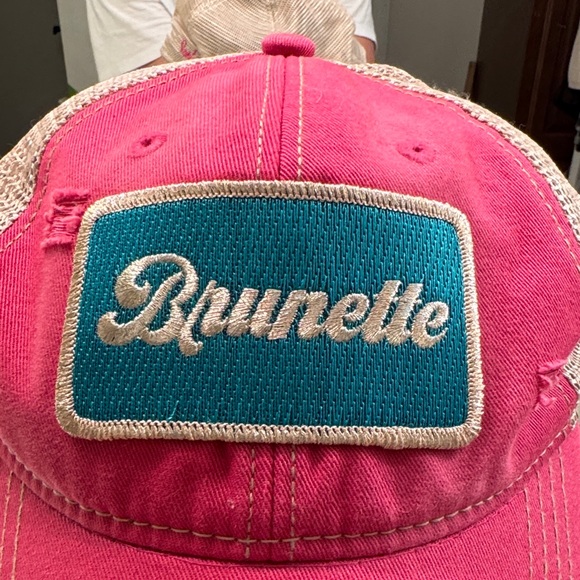 Judith March pink and blue Brunette Hat - Picture 5 of 5